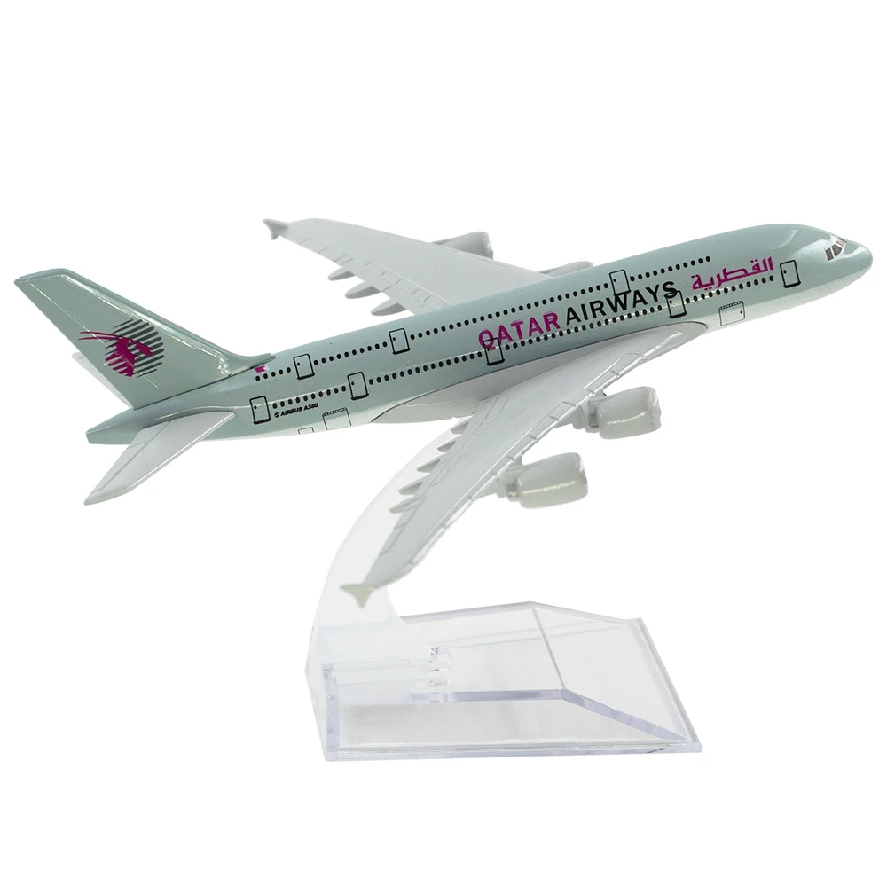 Kids Toys Qatar - 1/400 Airbus a380 Qatar Airways Aircraft