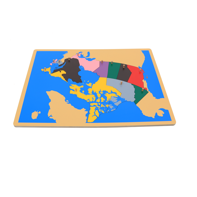Wood  Map Puzzle of Canada Mon - Kids Toys Canada review and price