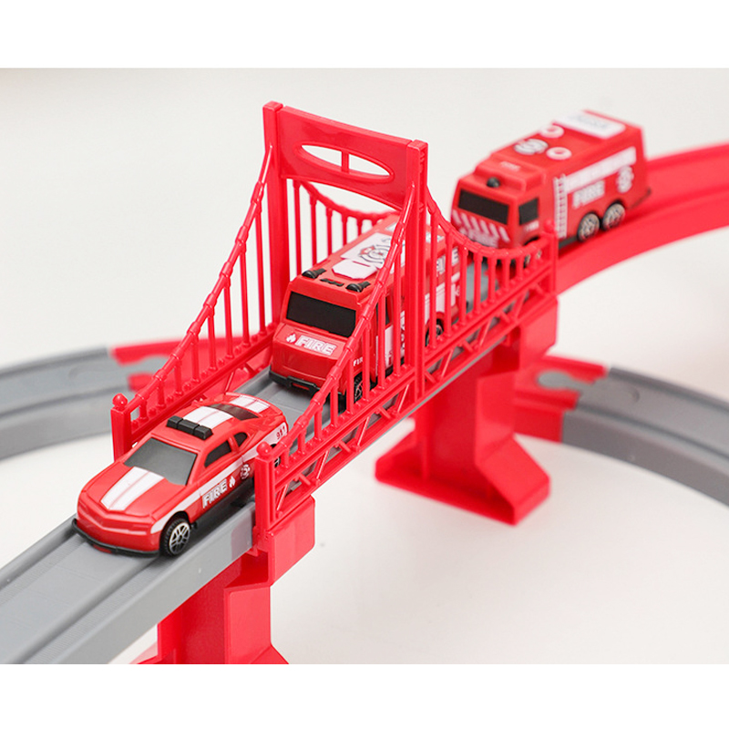 DIY Red Plastic Train Track Se - Kids Toys Brand review and price