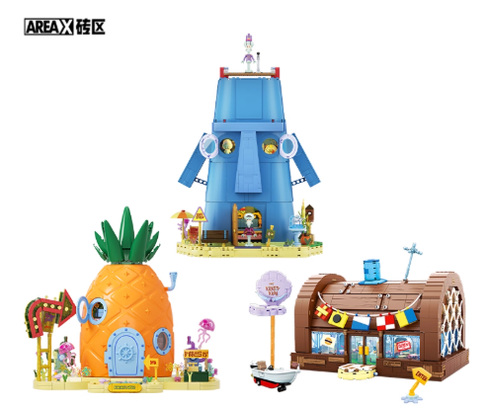 Areax Spongebob Bikini Bottom  - Kids Toys Blocks review and price