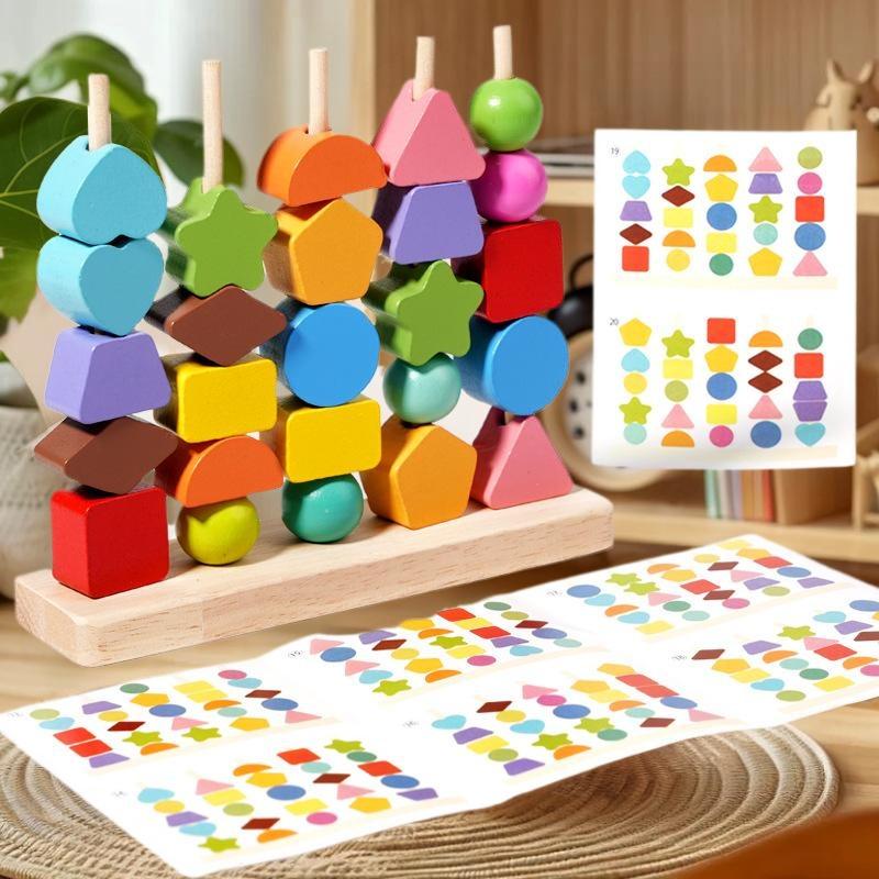 Early Learning Montessori Toys - Wooden Blocks Stacking review and price