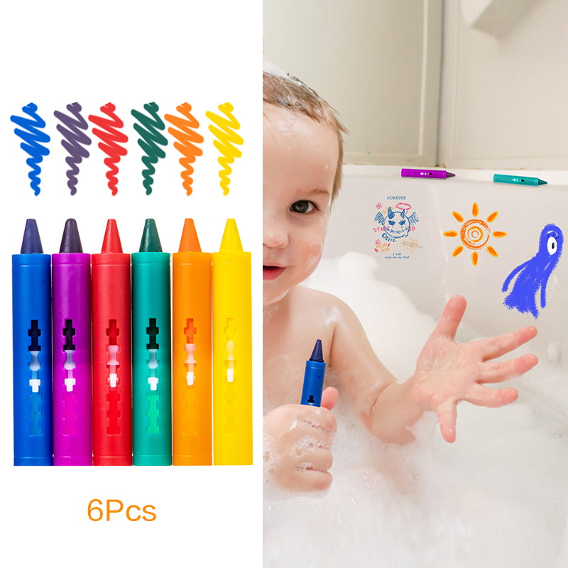 6Pcs Washable Bath Crayons Col - Kids Toys Drawing Easy review and price