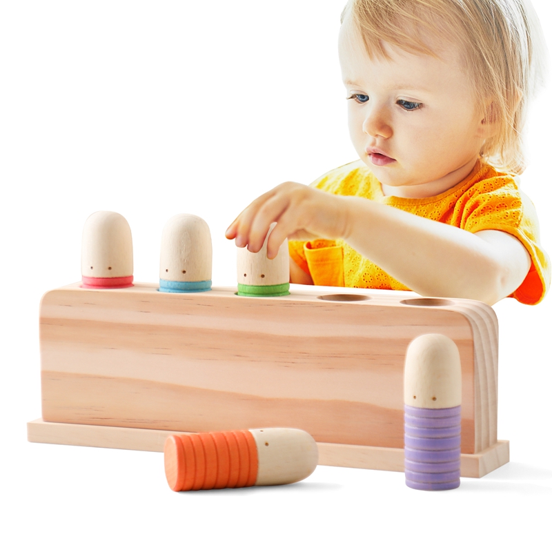 Montessori Toys Baby Wooden Bo - Wooden Blocks Stacking review and price
