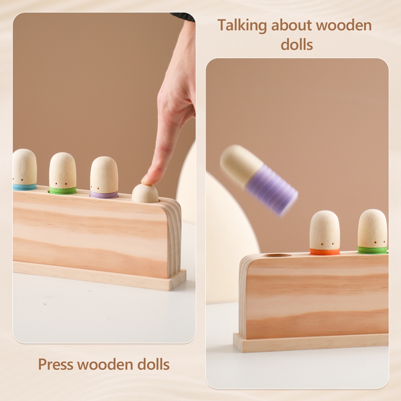 Montessori Toys Baby Wooden Bo - Wooden Blocks Stacking review and price