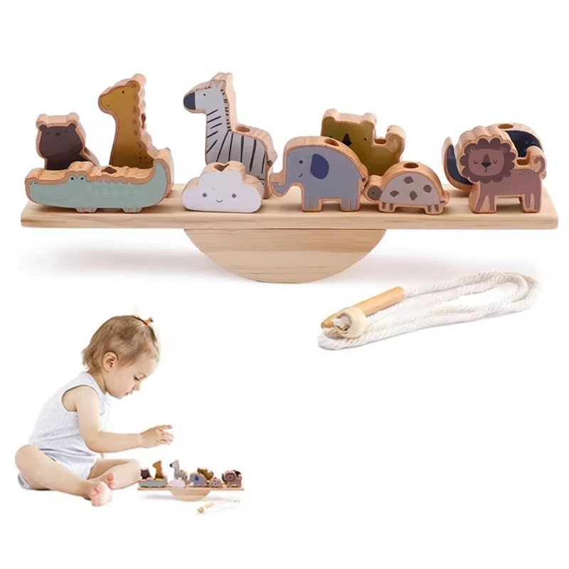 ABUM-Educational Balance Block - Wooden Blocks Stacking review and price