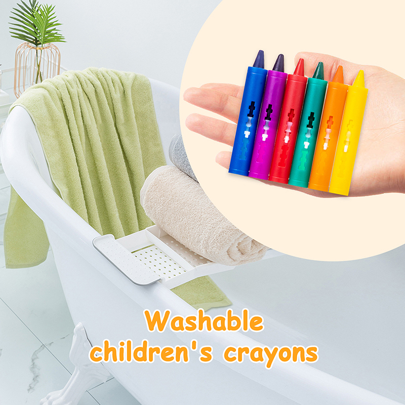 6Pcs Washable Bath Crayons Col - Kids Toys Drawing Easy review and price