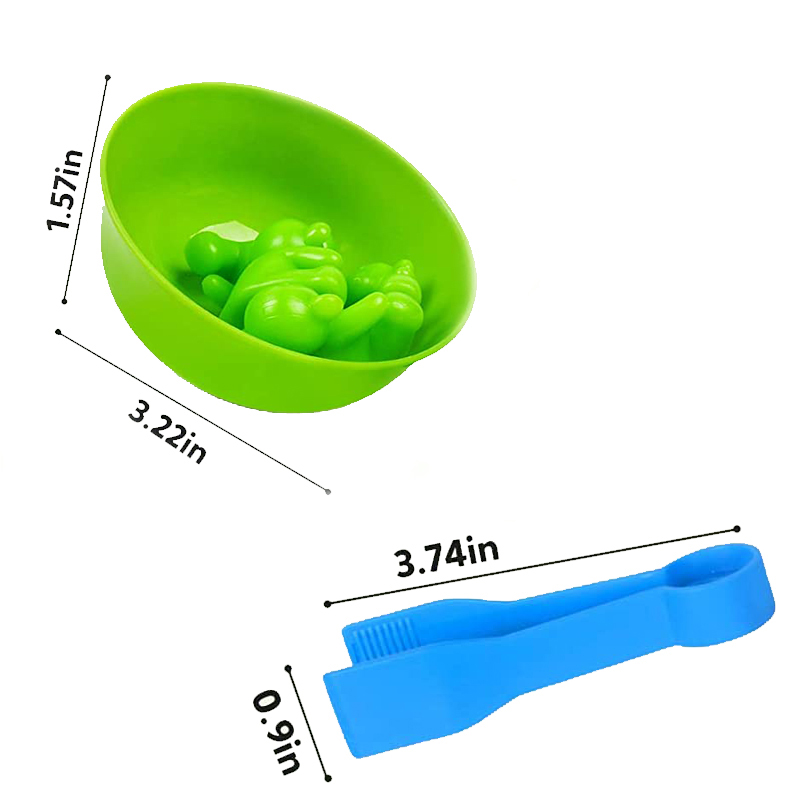 6 Plastic Bowls with 2 Tweezer - Kids Toys 2 Year Old review and price