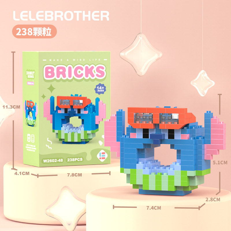 New donut image building block - Kids Toys Cartoon Images review and price