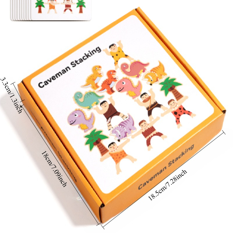 Primitive Dinosaur Balance Sta - Wooden Blocks Stacking review and price