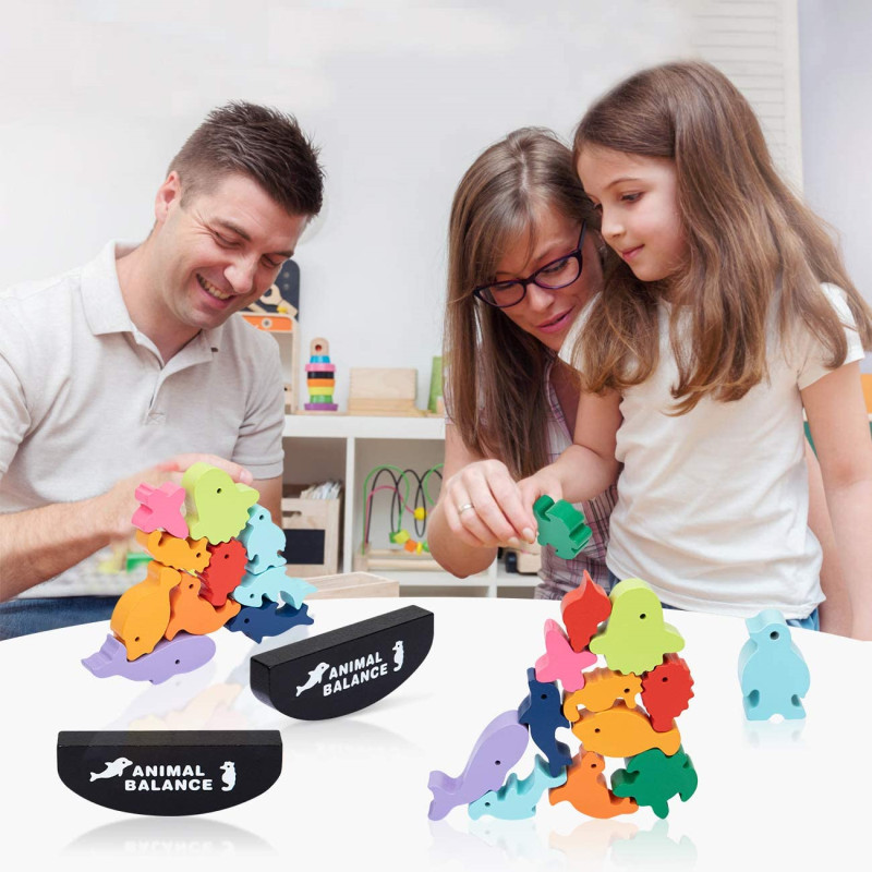 New Children Montessori Wooden - Wooden Blocks Stacking review and price