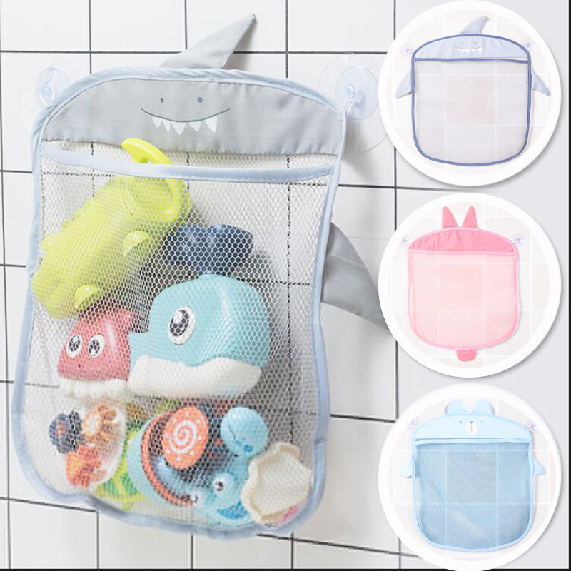 Baby Bathroom Mesh Bag Sucker  - Kids Storage Toys review and price