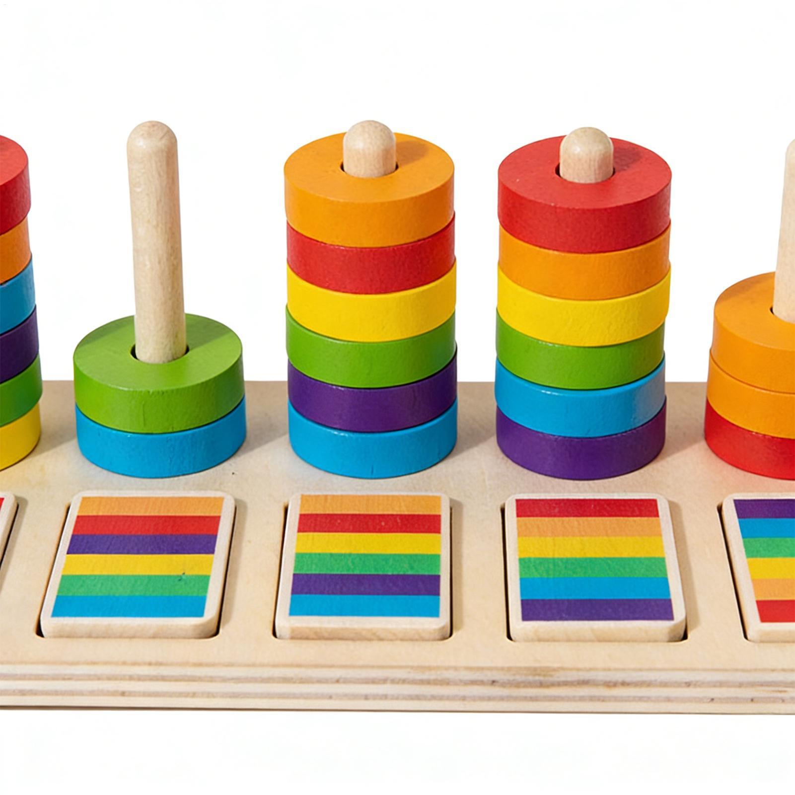 Wooden Stacking Toys Education - Wooden Blocks Stacking review and price