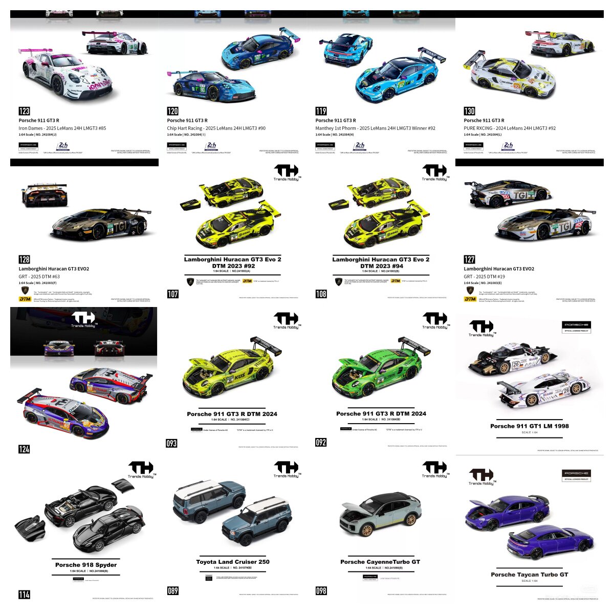 TH 1/64 Porsche 911 GT3 R LeMa - Kids Toys Cars review and price
