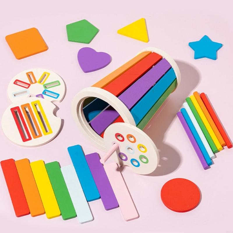 Educational Wooden Sorter Toy  - Kids Toys 2 Year Old review and price