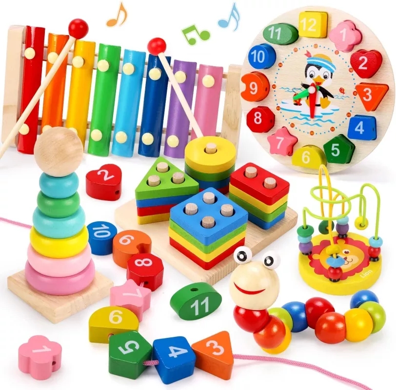 Montessori Wooden Toys for Bab - Kids Toys 2 Year Old review and price