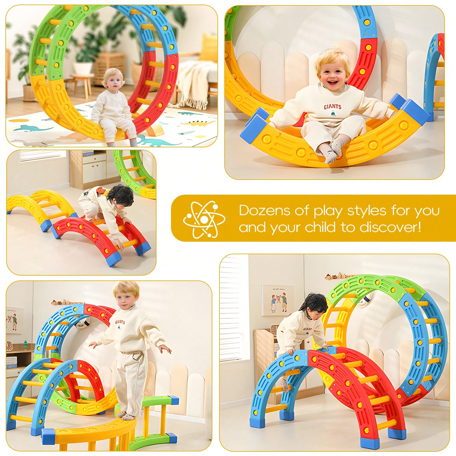GCCSJ 2-In-1 Foldable Toddler  - Kids Toys 2 Year Old review and price