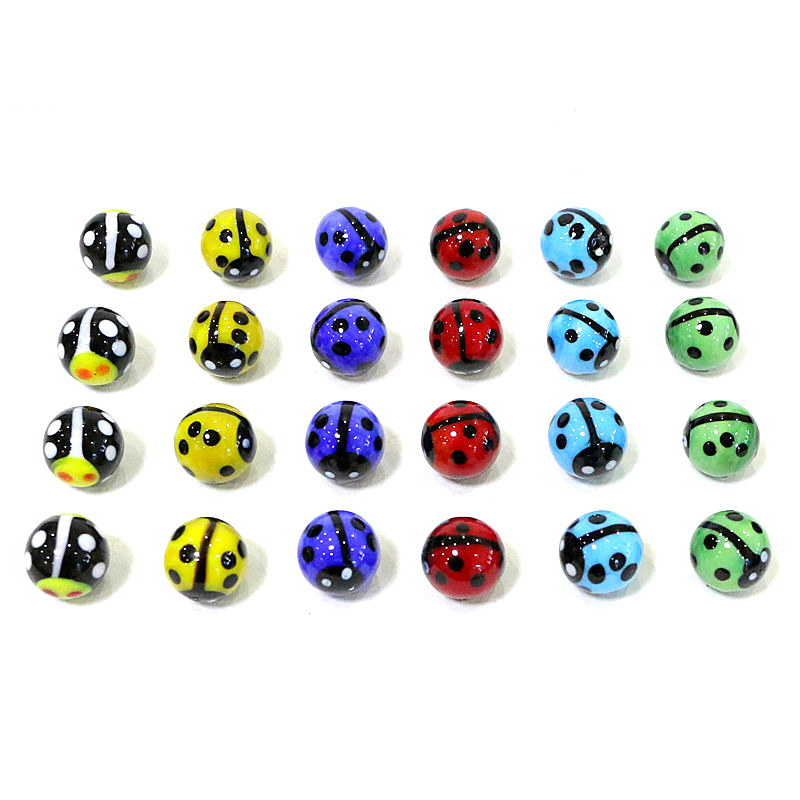 24Pcs Cute Rare Glass Marbles  - Kids Toys Cartoon Images review and price