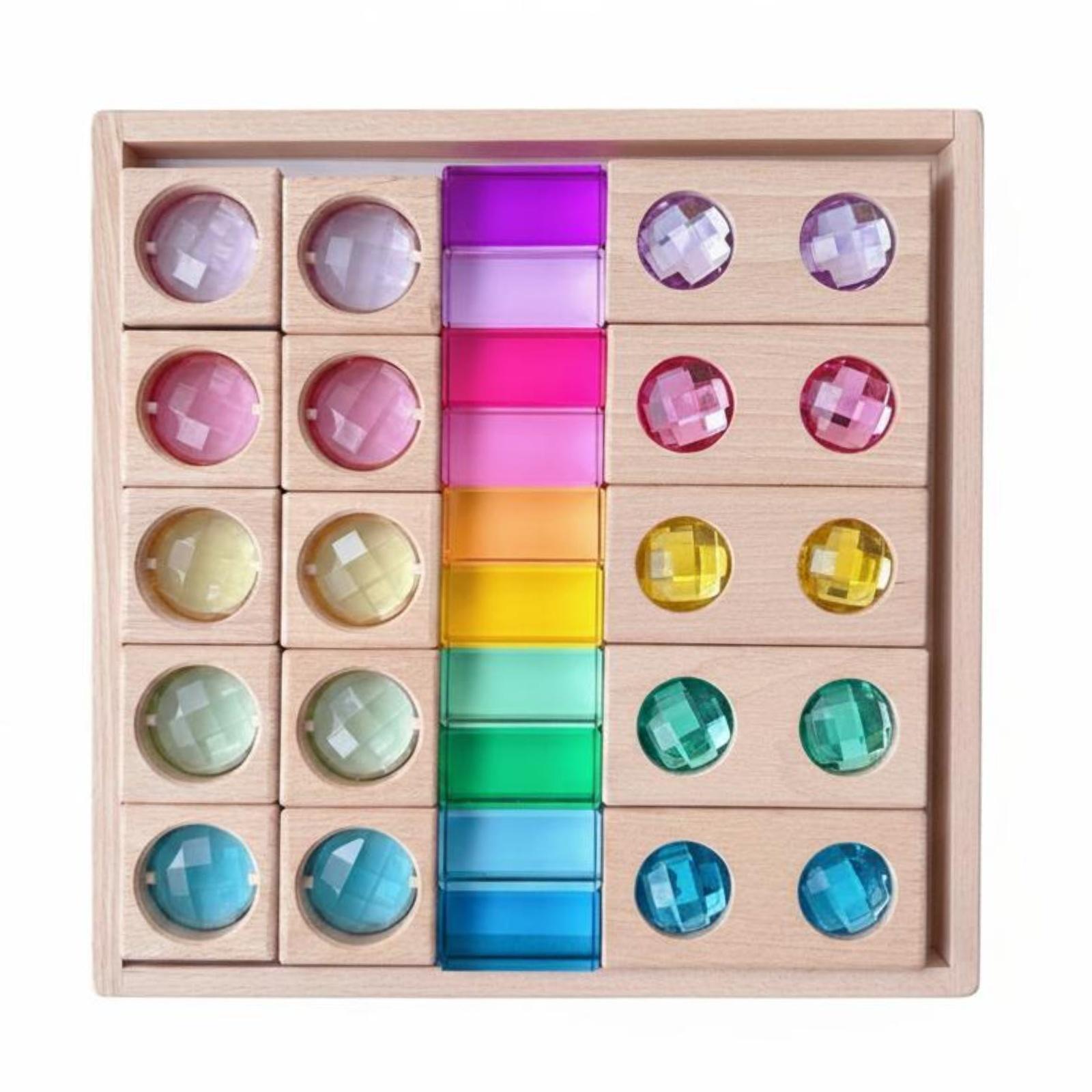 Wooden Sensory Stacking Toy Fa - Wooden Blocks Stacking review and price