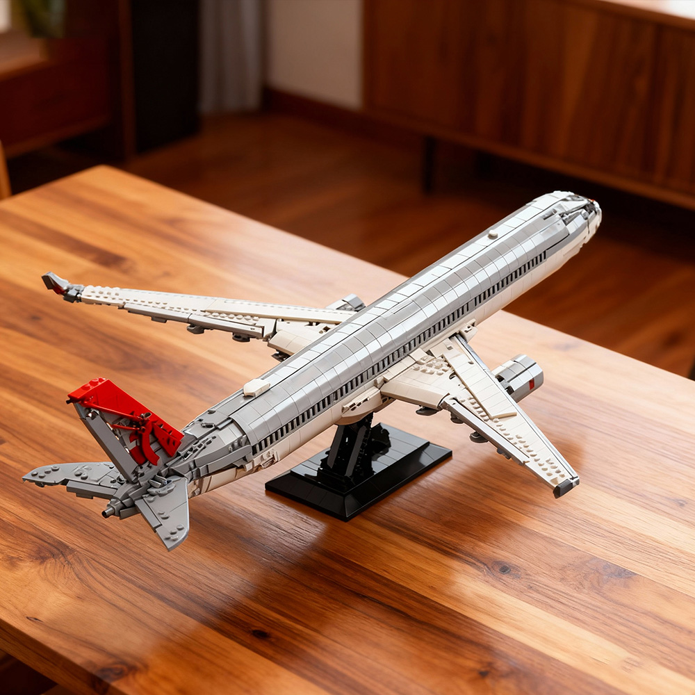 Gobricks MOC Qatar Airways Air - Kids Toys Qatar review and price