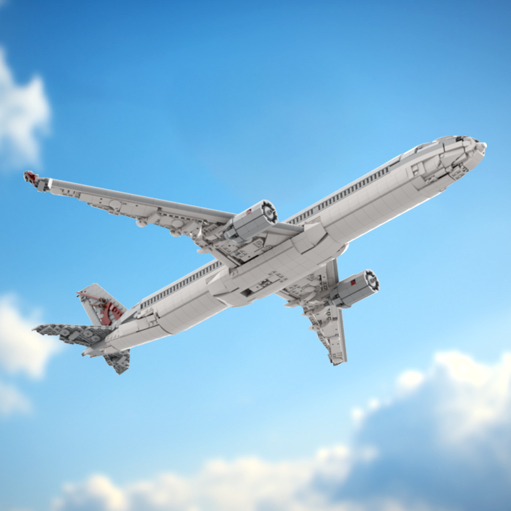 Gobricks MOC Qatar Airways Air - Kids Toys Qatar review and price