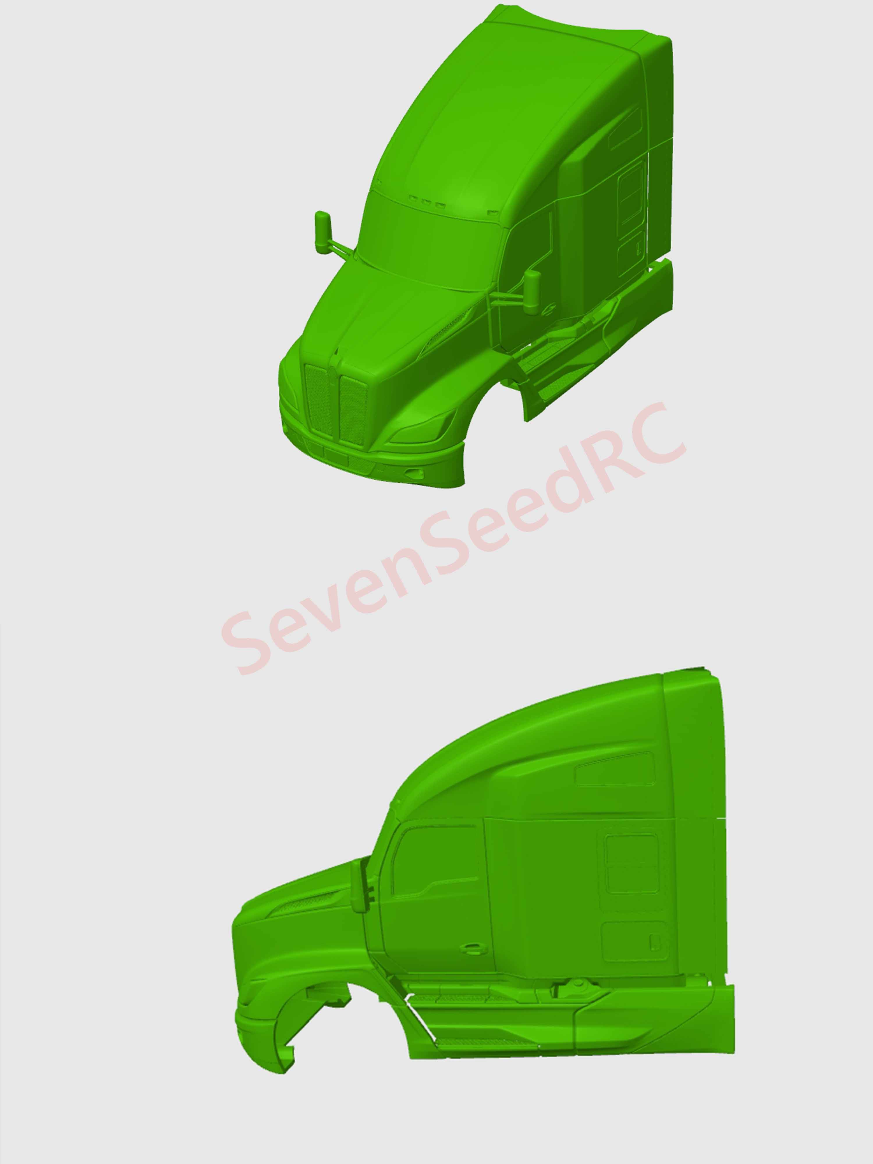 3d Printed Truck KENWORTH T680 - Tamiya Model Rc Car review and price