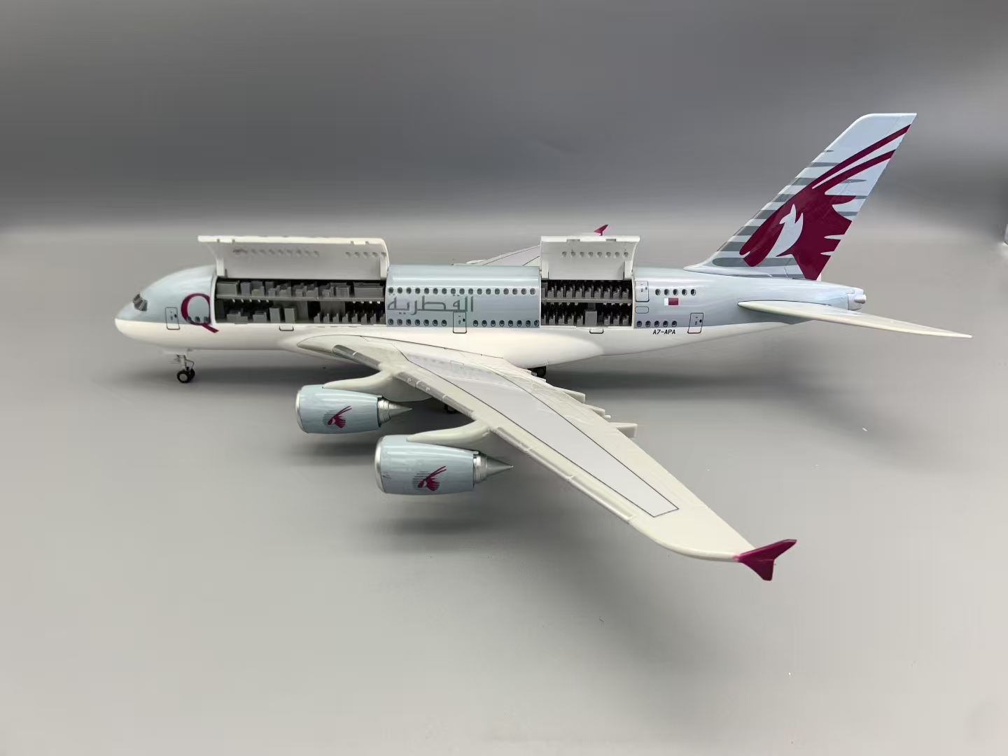 NEW A380 Qatar Airways Model P - Kids Toys Qatar review and price