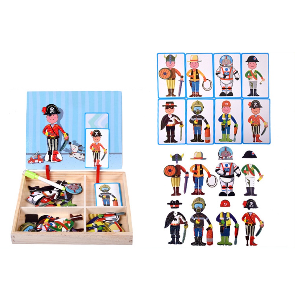 Wood Magnetic 3D Puzzles with  - Kids Toys Drawing Easy review and price