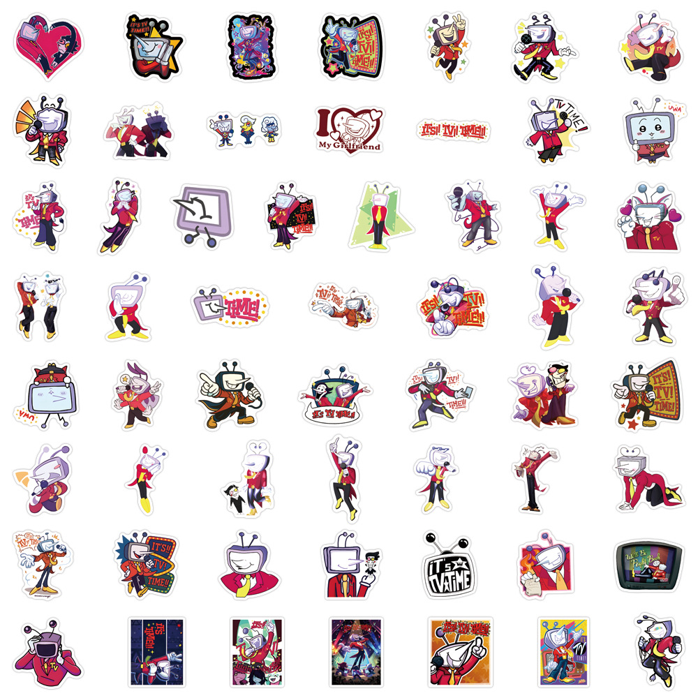 55PCS DELTARUNE Tenna Stickers - Kids Toys Cartoon Images review and price